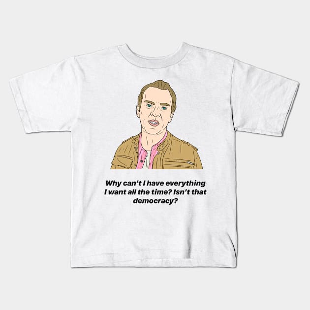 JEZ | DEMOCRACY Kids T-Shirt by tommytyrer